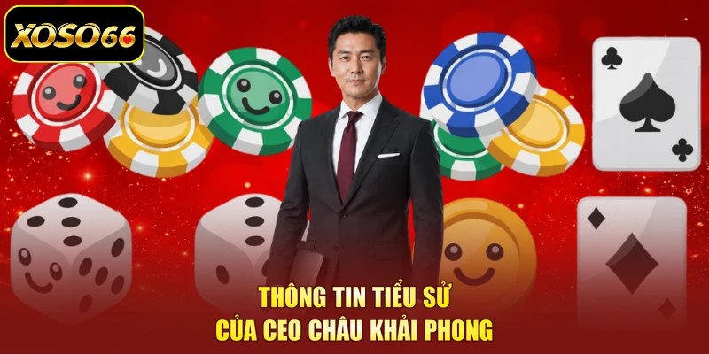 Thông tin tiểu sử của CEO Châu Khải Phong