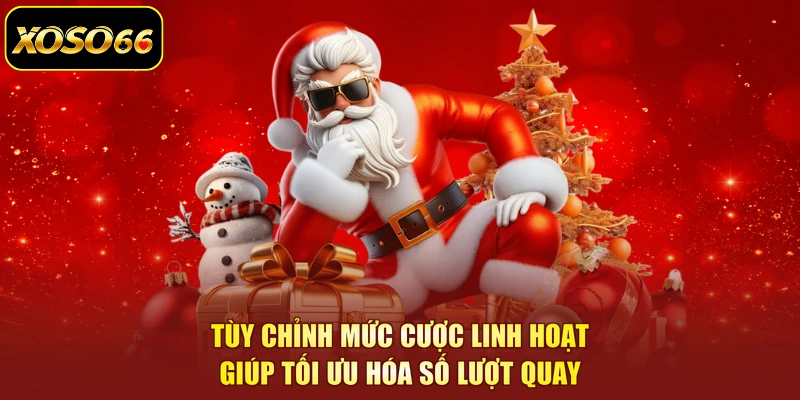Tùy chỉnh mức cược linh hoạt giúp tối ưu hóa số lượt quay